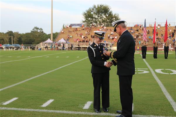 CADET SIMMONS AWARDED LEGION OF VALOR BRONZE CROSS FOR ACHIEVEMENT 27 AUG